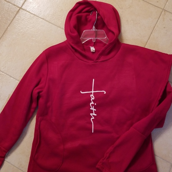 Just superb faith hoodie new arrivals